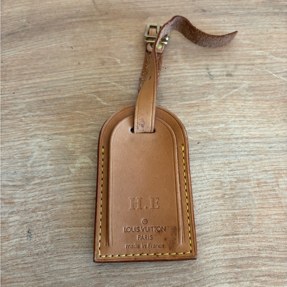Authentic Louis Vuitton id tag